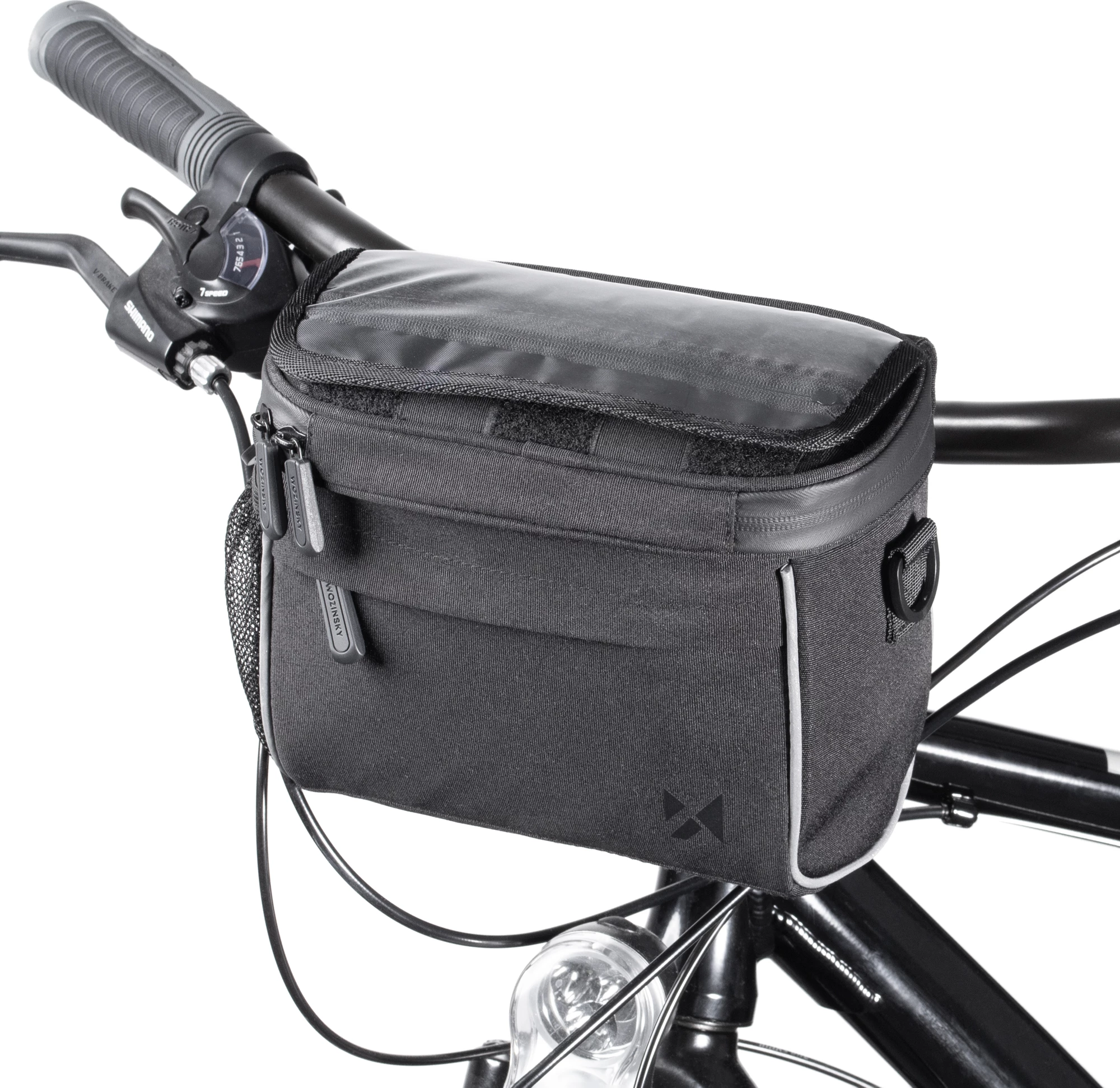 Çantë timoni/shpatulle për biçikletë Wozinsky WBHBB-01, 4L, e zezë