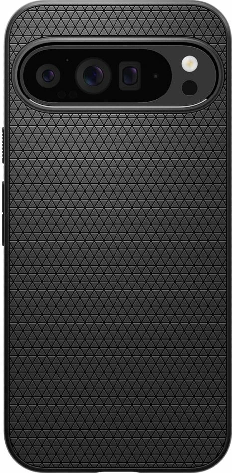 Mbështjellës Spigen Liquid Air për Google Pixel 9 Pro XL, i zi