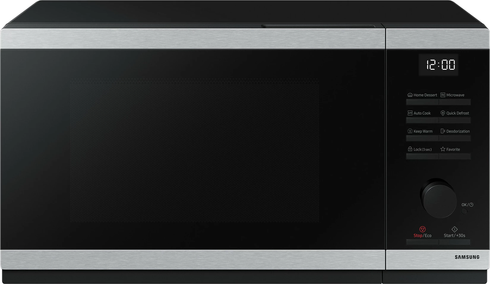 Mikrovalë Samsung MS23DG4504AT, 23 L, 800 W, inox/zezë