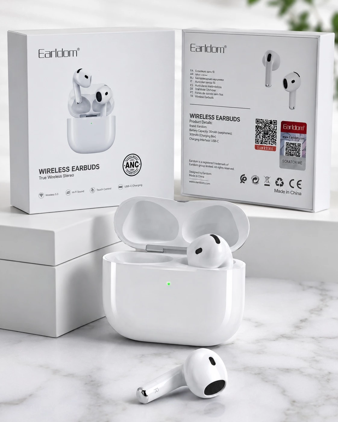 Earbuds Earldom Premium Wireless me ANC