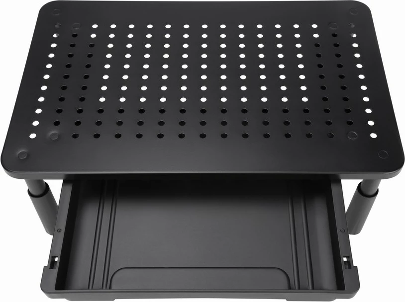 Mbajtëse monitori Gembird MS-TABLE-D-01 me sirtar, e zezë