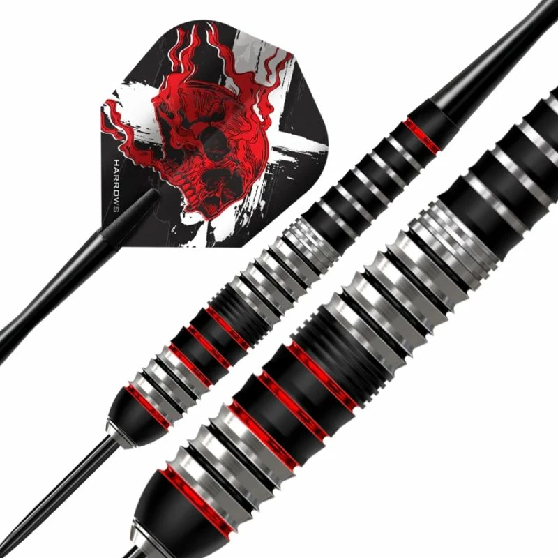 Shigjeta steeltip Harrows për meshkuj, Heavy Metal [Pesha: 24 g]