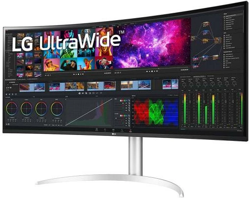 Monitor UltraWide, LG, 40WP95XP-W, 40" 5K2K 5120x2160 Nano IPS HDR10, Thunderbolt 4 96W, bardhë