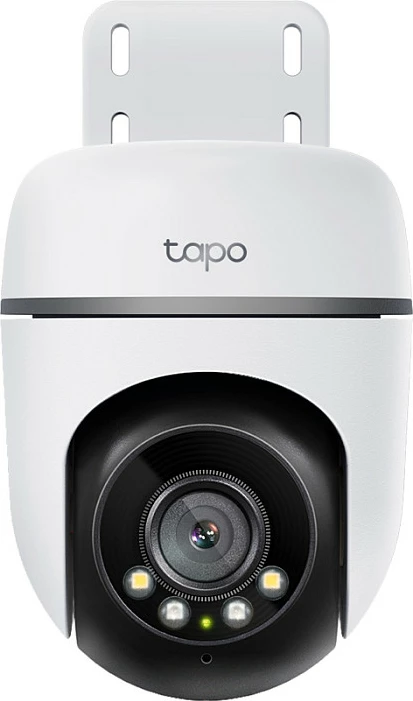 Kamerë sigurie IP TP-Link Tapo TC41 V2, Wi-Fi, Pan/Tilt 360°, 2K, IP65, Alexa/Google, bardhë/zezë