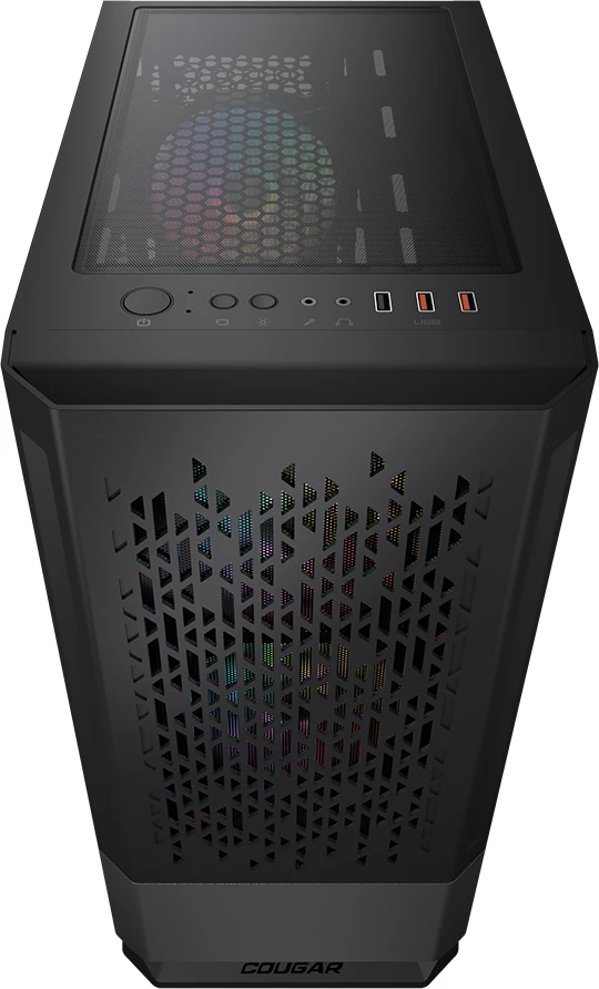 Kasë COUGAR MX430 Air RGB Mid Tower, ATX, 3x120mm fans, E zezë