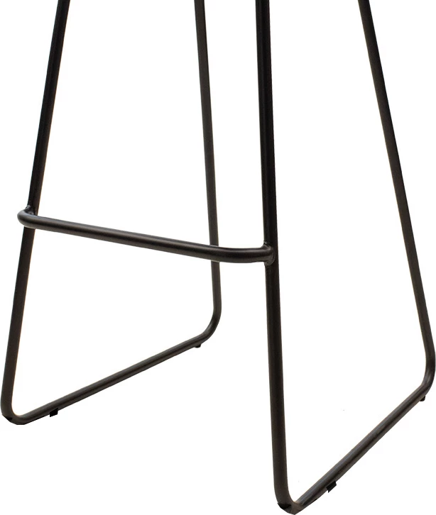 Karrige për bar Theo metalike, ngjyrë e zezë, set prej 2 copë