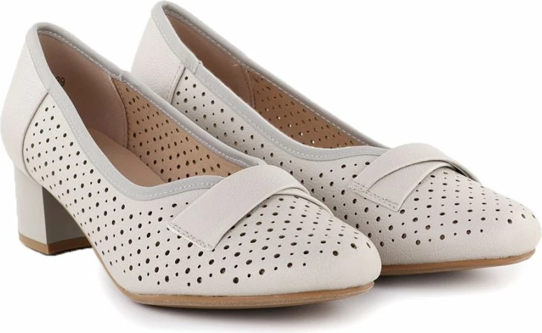 Këpucë me take për femra Jezzi 233-12, bezhë