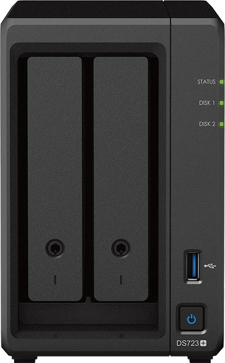 NAS Synology DS723+ 8TB, 2GB RAM, Silver