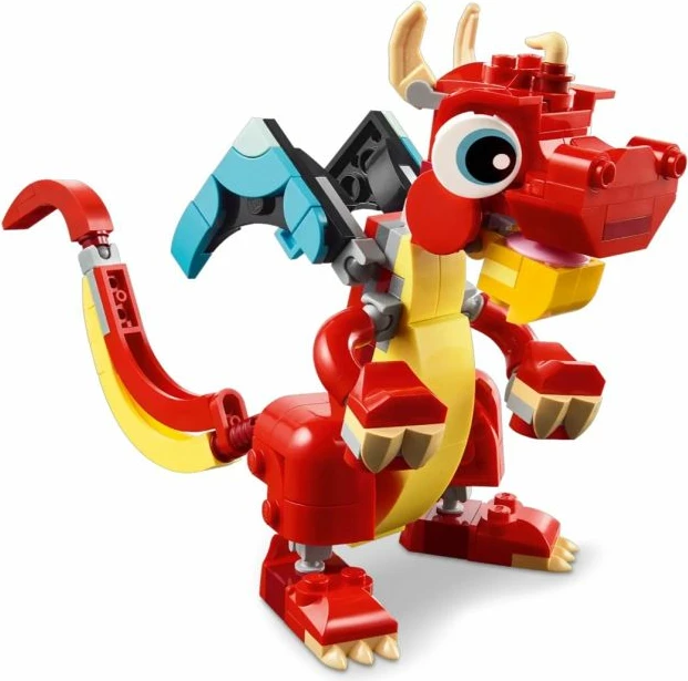 Lego lodër për fëmijë, e kuqe