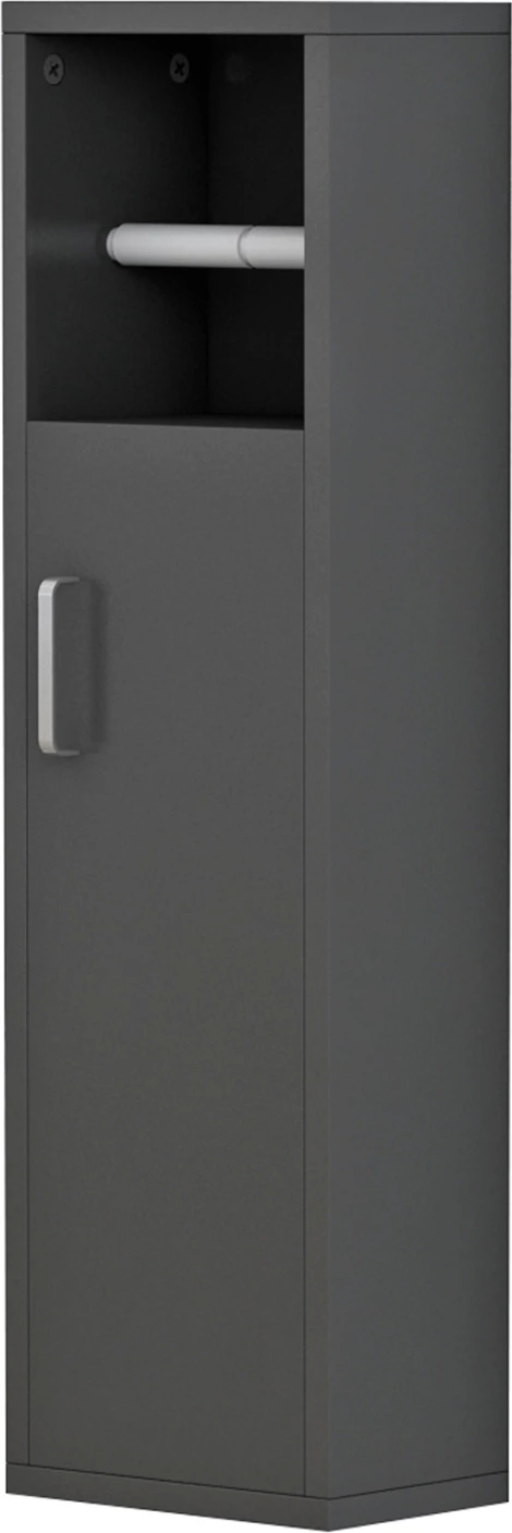 Kabinet për banjo DAMIEN, ngjyrë antracit, FH9025.11, 20x13x70Hcm