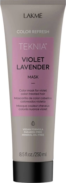 Maskë për flokë të ngjyrosura Lakme Teknia Ultra Violet Treatment Refreshing Color për femra, 250ml