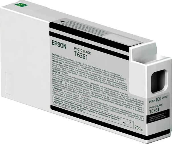 Katridzh boje Epson T6361 (C13T636100), Photo Black, 700 ml, origjinal