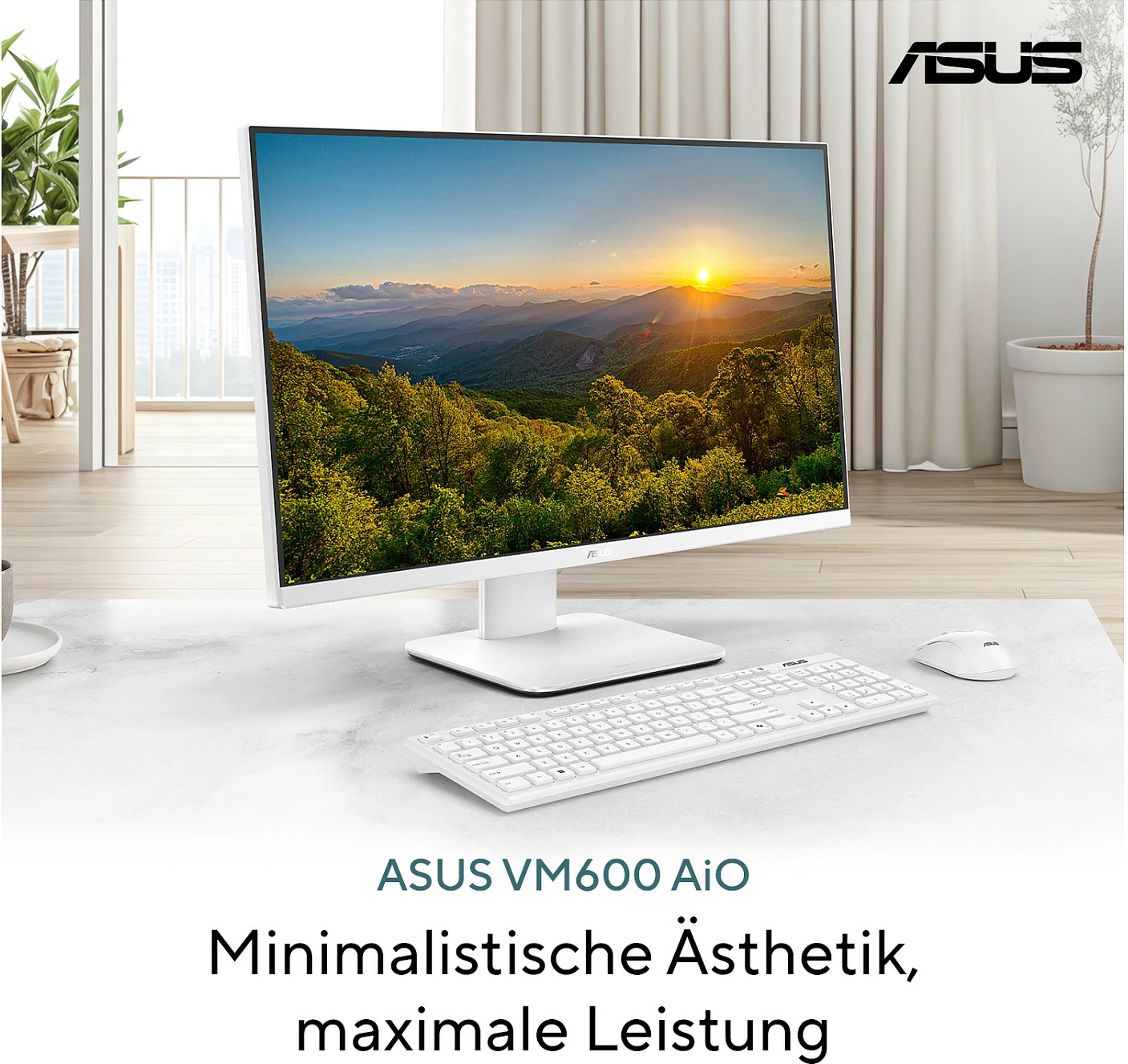Kompjuter All-in-One ASUS V600 AiO VM670KA-BPE013W, 27" FHD, Ryzen AI 7, 16GB RAM, 1TB SSD, Windows 11 Home, i zi