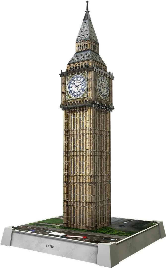 Puzzle 3D Ravensburger Big Ben, 235 pjesë, plastikë, me LED