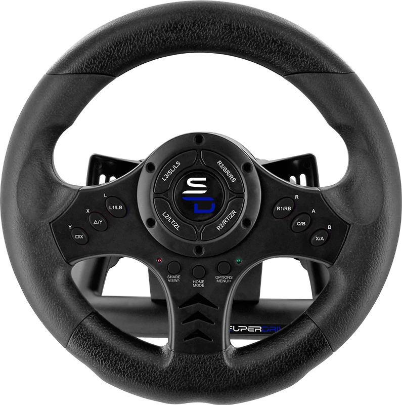 Volan garash Subsonic Superdrive Multi SV450 Next Gen 24 cm, 180°, wired, me pedale, i zi