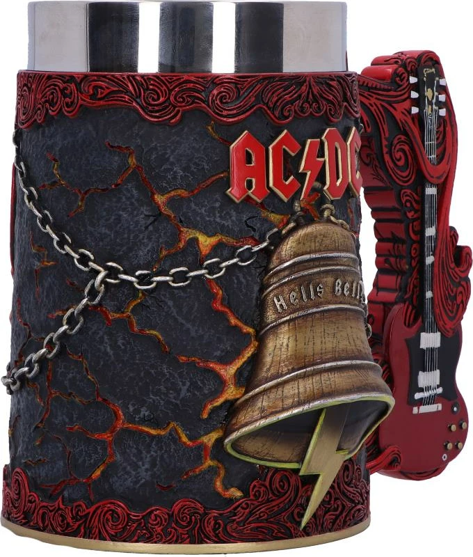 Filxhan Nemesis Now AC/DC Hells Bells 15.7 cm, e kuqe/e zezë