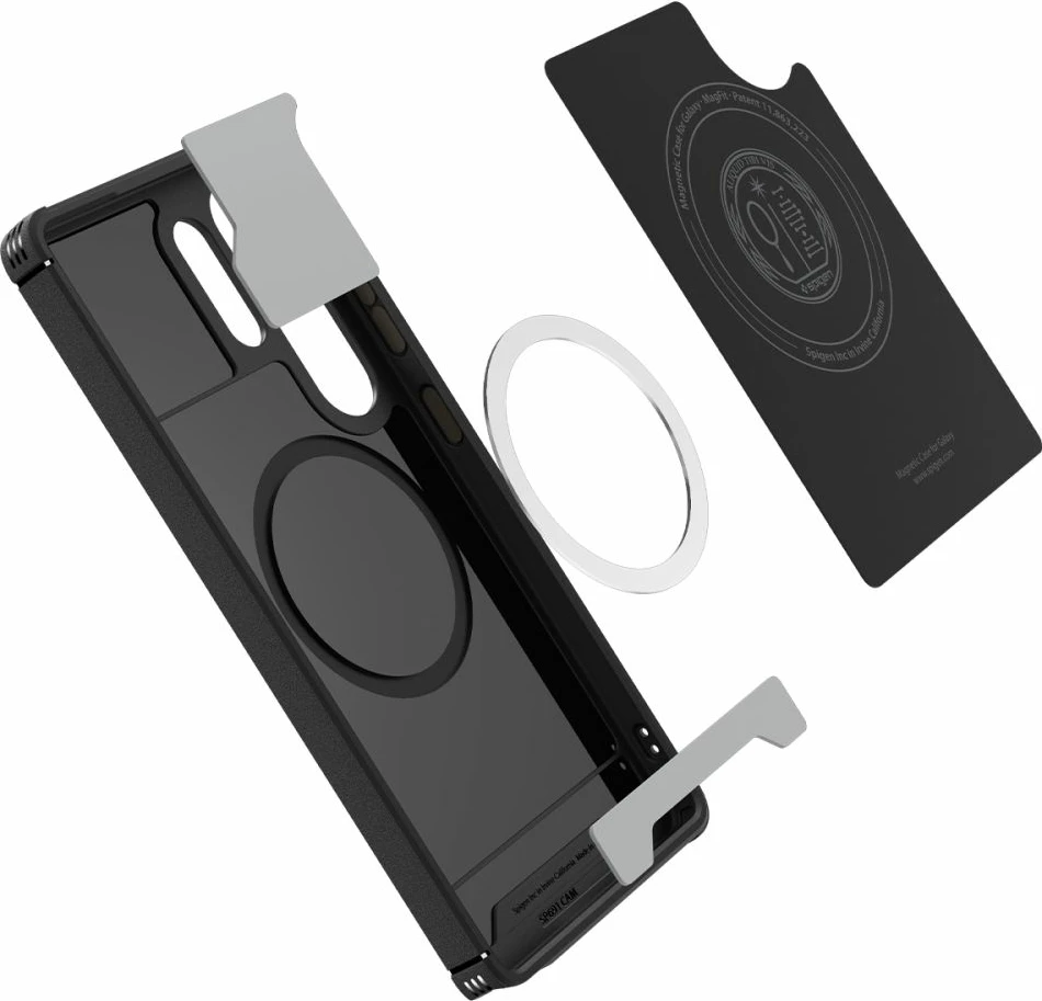 Mbështjellës Spigen Core Armor Mag për Samsung Galaxy S25 Ultra, Zi