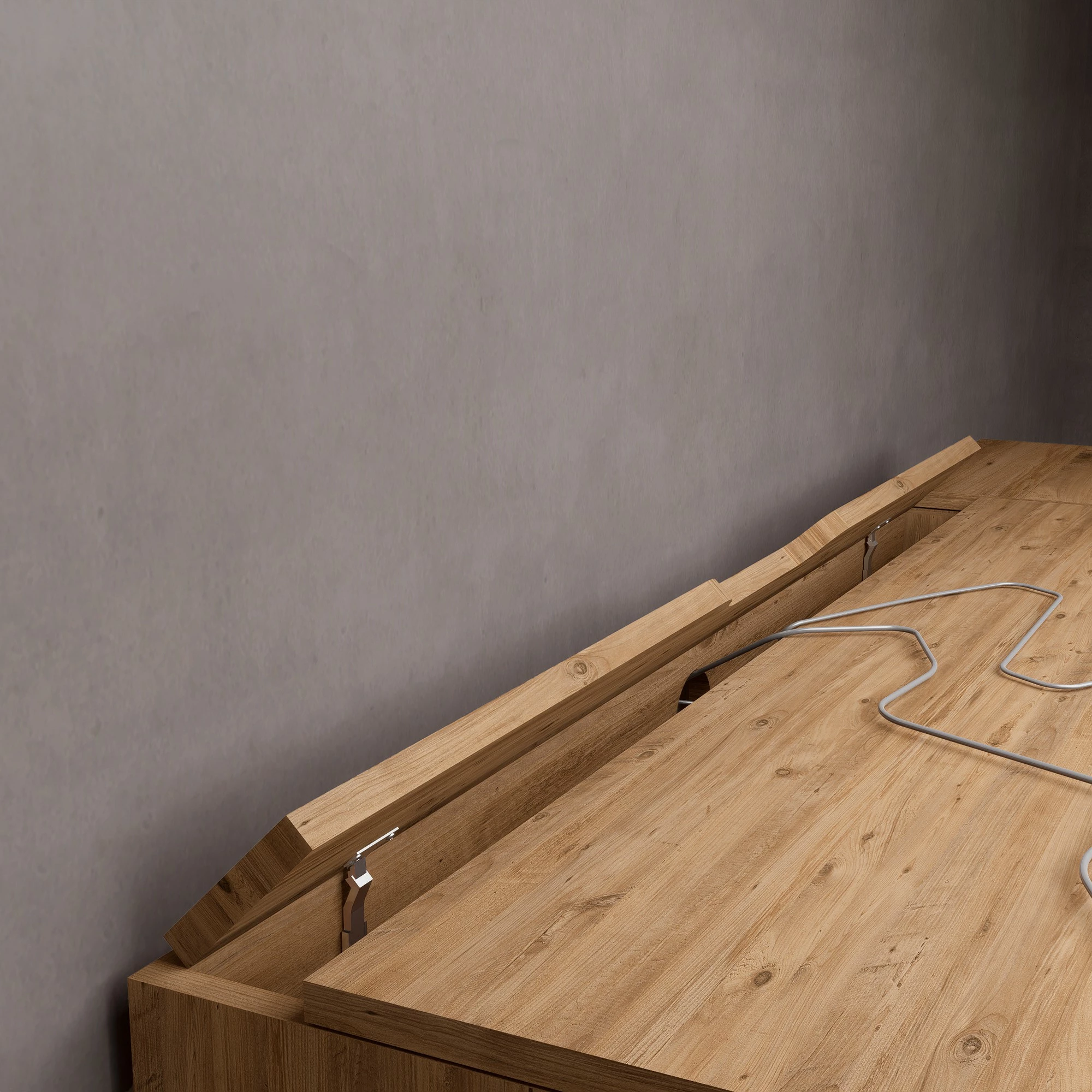 Tavolinë pune për studim, ngjyrë Atlantic Pine, Skye Decor Atlas 1600-59