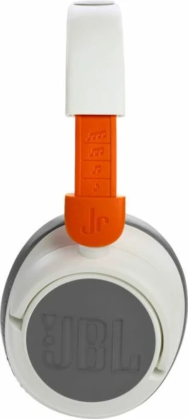 Kufje Bluetooth për fëmijë JBL JR460NC me ANC, 20h bateri, limit 85 dB, me kabllo të shkëputshme, e bardhë