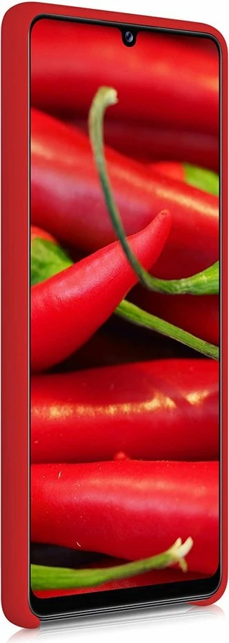 Mbështjellës silikoni Hurtel për Samsung Galaxy A42 5G, Kuq