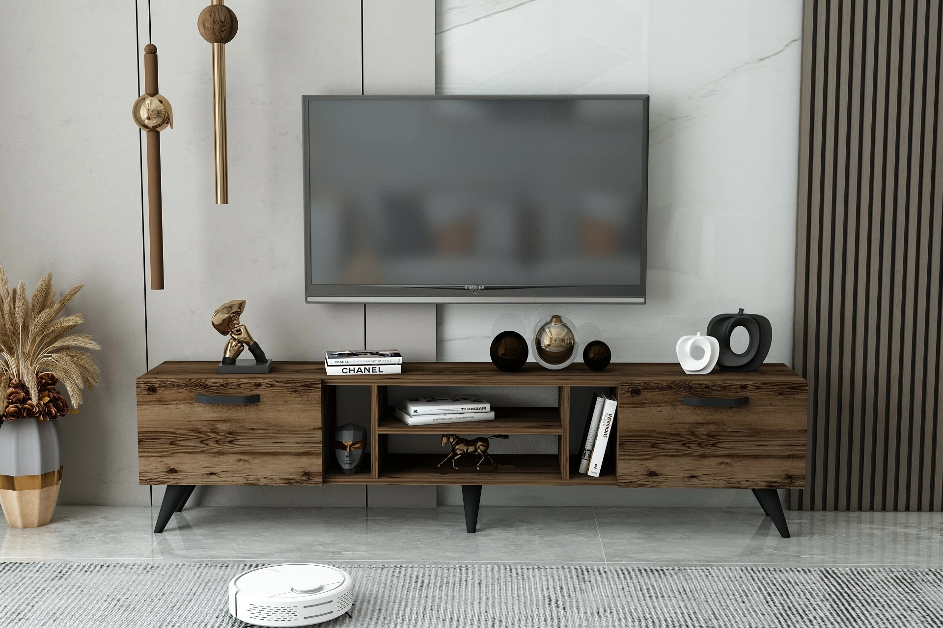 Komodë TV Hanah Home, ngjyrë Lydia, Rudy Sub