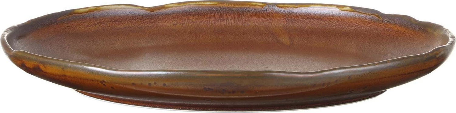 Pjatë e cekët Fine Dine Aurum Ø210 mm, set 3 copë, kafe e errët