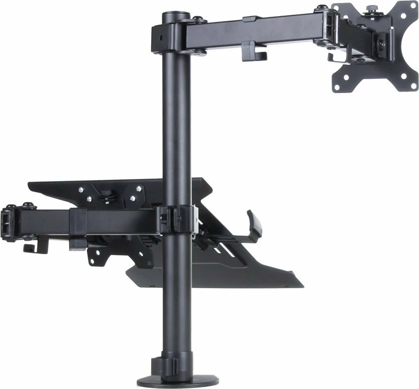 Mbajtës tavoline për monitor dhe laptop Art L-24 (RAMM L-24) 13-32\" VESA 75x75/100x100, i zi