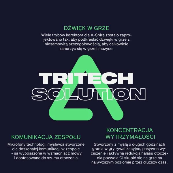 Kufje gaming Acezone A-Spire 64103, me kabllo 3 m, 3.5 mm/USB, të zeza