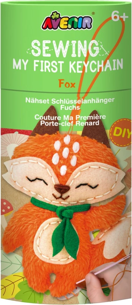 Set kreativ për qepje mbajtëse çelësash, MG DYSTRYBUCJA, CH211636, dhelpër, multikolor