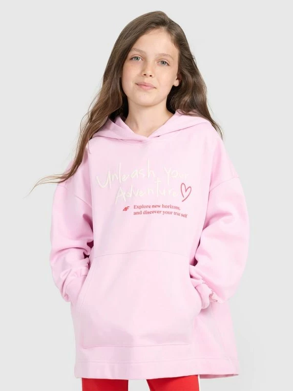 Duks oversize për femra 4F, rozë