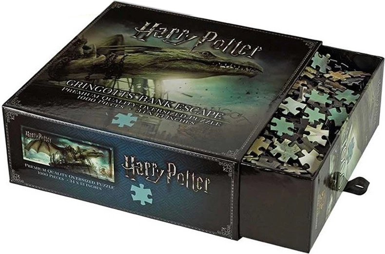 Puzzle jigsaw Noble Collection Harry Potter Gringotts Bank Escape 1000 copë, 86×33 cm