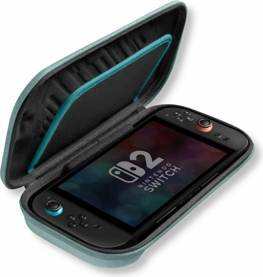 Kasë mbrojtëse për konzolë Yaxo Tahoe Cool Edition për Nintendo Switch/ Switch 2, Mint Blue