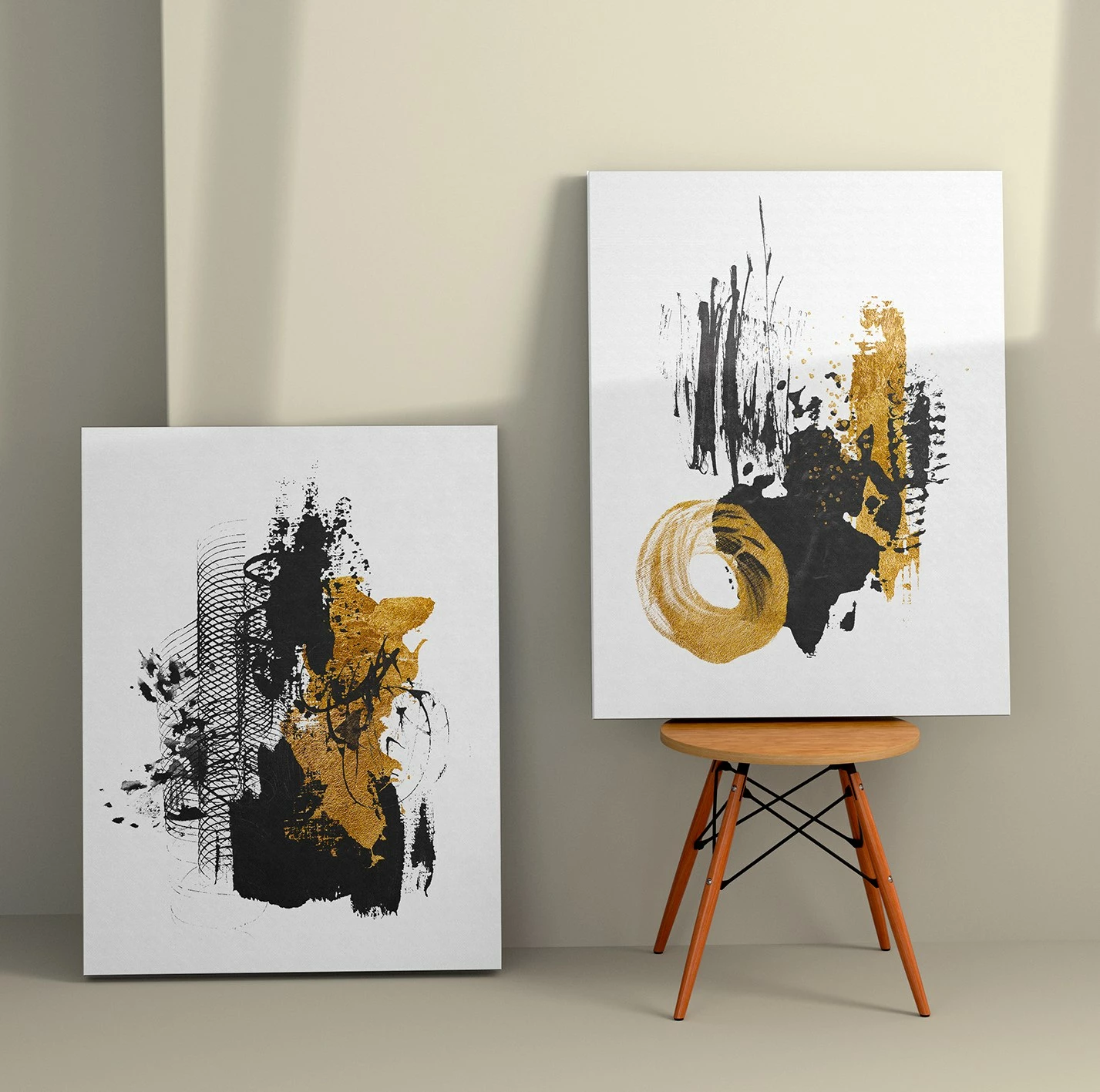 Pikturë dekorative në kanavacë (2 copë), Wallity, 2KNV4263, 50x70cm
