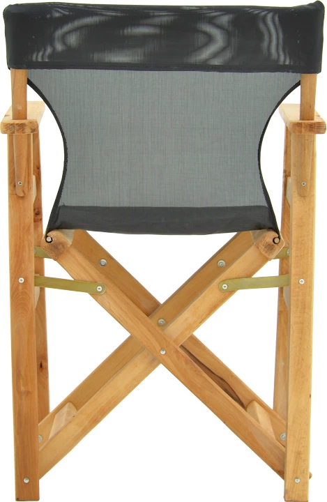 Karrige regjisori, dru ahu, ngjyrë natyrale - pëlhurë e zezë e errët Nexus