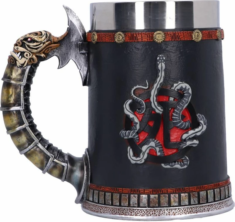 Krigël NEMESIS NOW Iron Maiden Senjutsu "Samurai Eddie", rezinë me insert inox të heqshëm