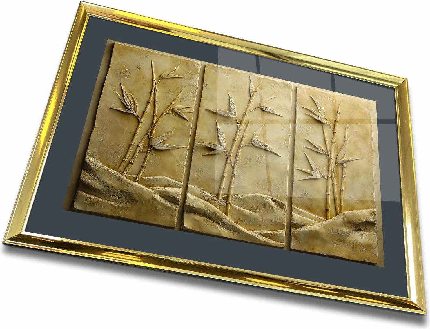 Pikturë dekorative me kornizë, shumëngjyrëshe, Wallity 4363Kromaltınct - 032, 43x65cm