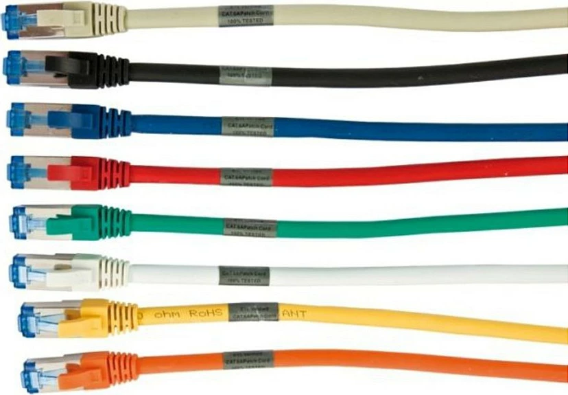 Kabllo rrjeti Synergy21 S216513, Cat6a, 10 m, S/FTP, RJ-45, portokalli