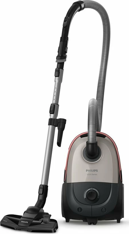 Fshesë elektrike me qese Philips XD5122/10 900W, 4L, HEPA, bezhë/zezë/gri