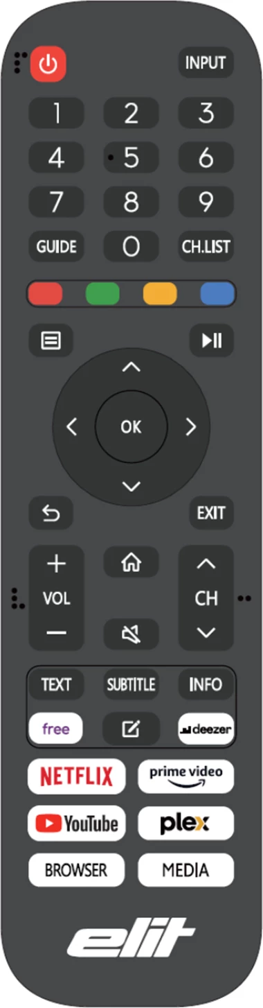Televizor LED Elit V-3224HDTS2 32\" HD Ready Smart TV me VIDAA OS