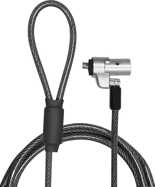 Kandadë sigurie për laptop LogiLink Noble Lock, kabllo 2.0m, me çelësa, e zezë/argjendtë