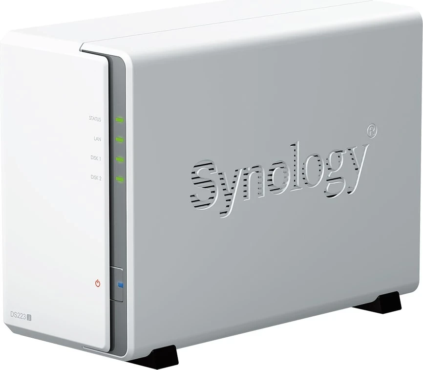 Server NAS Synology DiskStation DS223J, Ethernet LAN, i bardhë