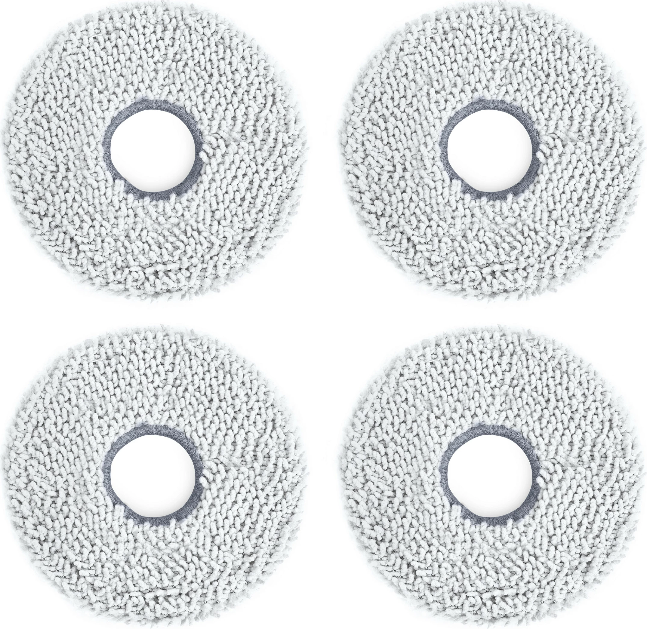 Pad mopimi ECOVACS DWP020022, për robot fshesë T50/T50 Max/T30 C PRO, 4 copë, e bardhë