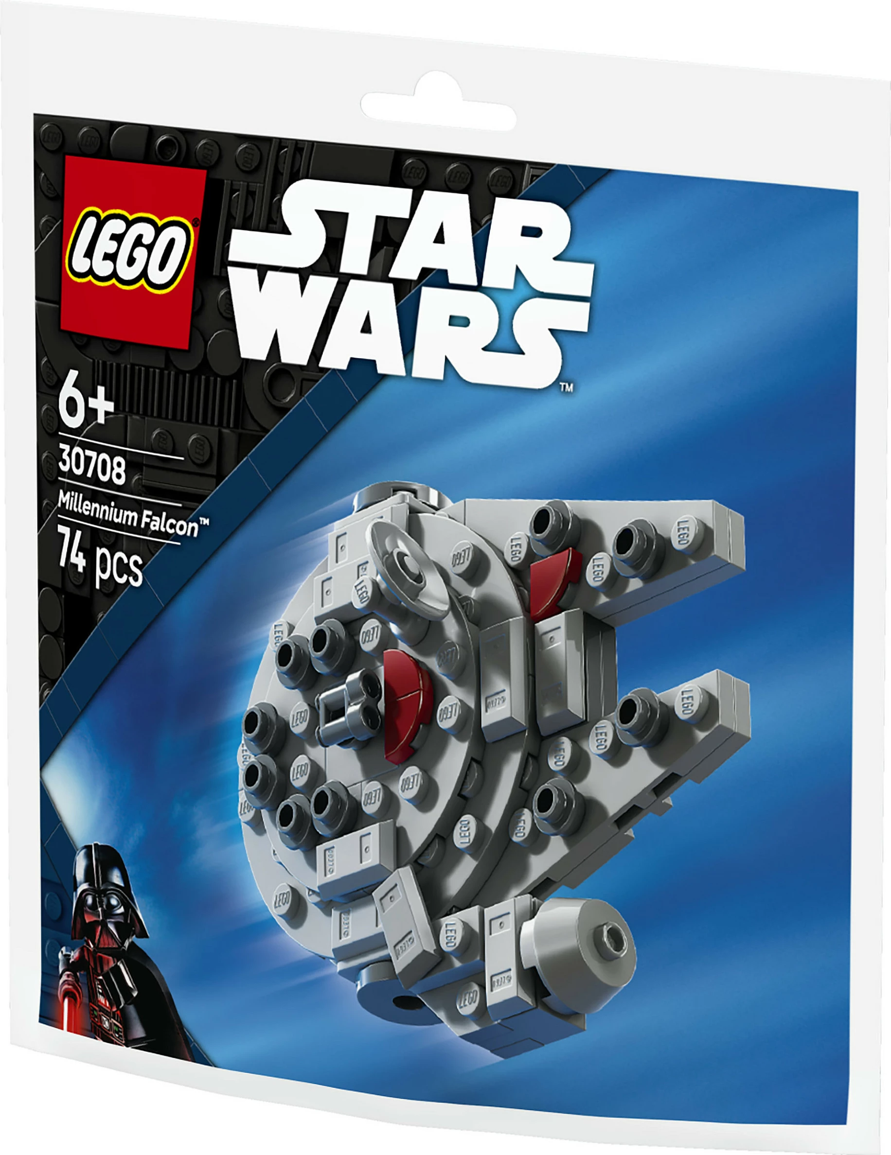 Set ndërtimi LEGO Star Wars Millennium Falcon 30708, 74 copë, shumëngjyrësh