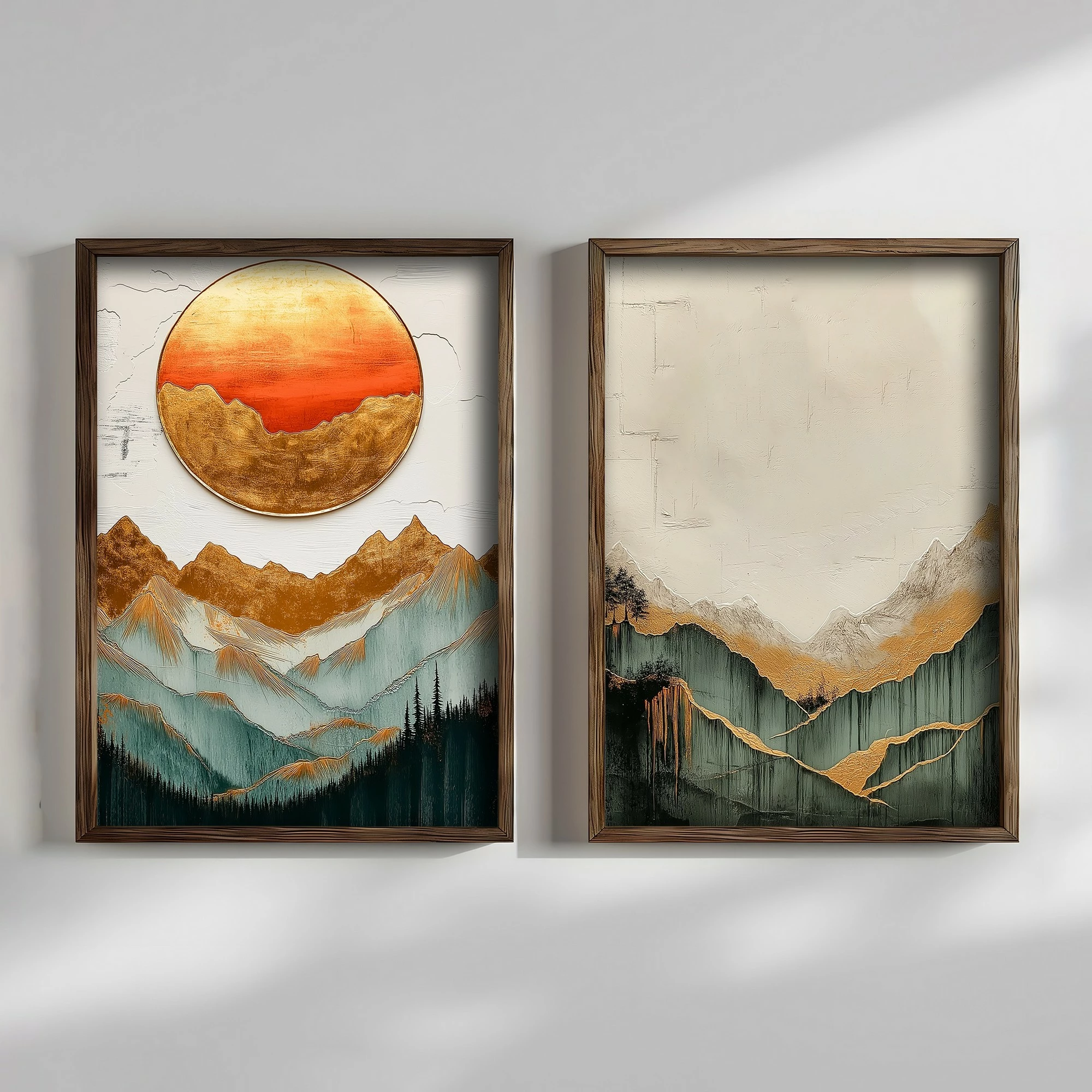 Pikturë dekorative me kornizë MDF (2 copë), Wallity, TUN139