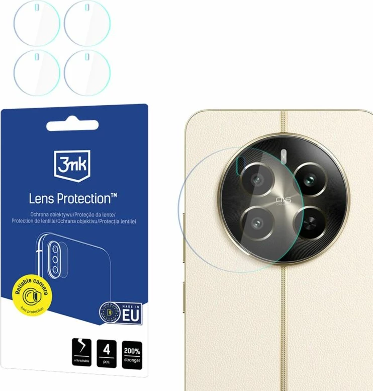 Mbrojtës xhami hibrid për kamerë 3mk Protection Realme 12+ 5G