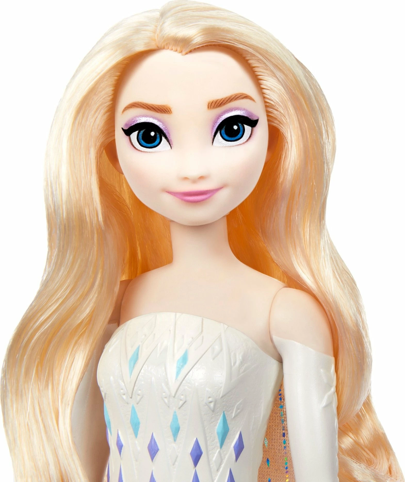 Kukull Disney Frozen Spin & Reveal Elsa HTG25, set interaktiv me surpriza e aksesorë, shumëngjyrëshe