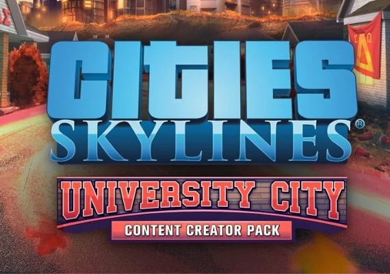 Cities: Skylines - Content Creator Pack: University City DLC Global