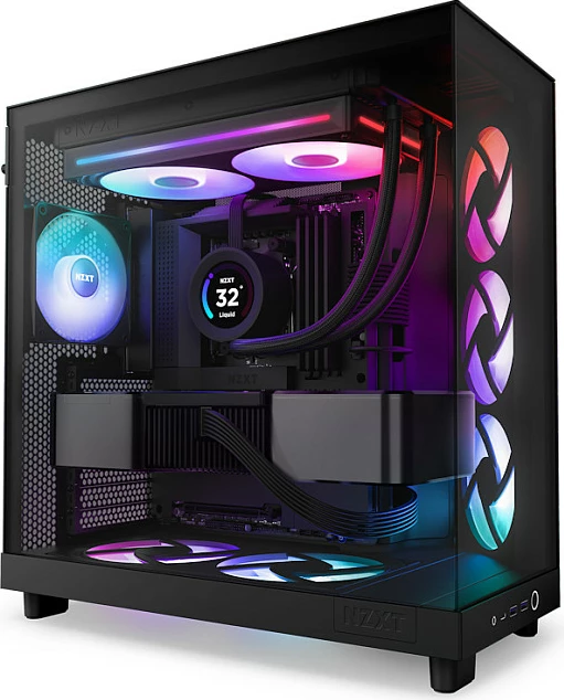 Ventilator kasë NZXT F280 RGB Core Single Frame, 280mm, RGB, i zi