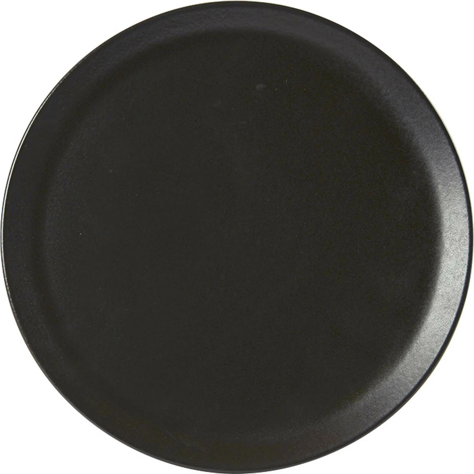 Pjatë pice Porland Seasons Coal Ø280 mm porcelan, e zezë, set 6 copë