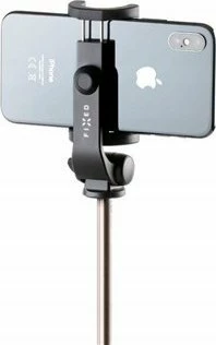Stativ dhe shkop selfie Fixed Snap Lite 20-56 cm, me buton shkrepësi, i zi